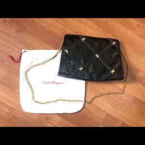 Salvatore Ferragamo oversized clutch